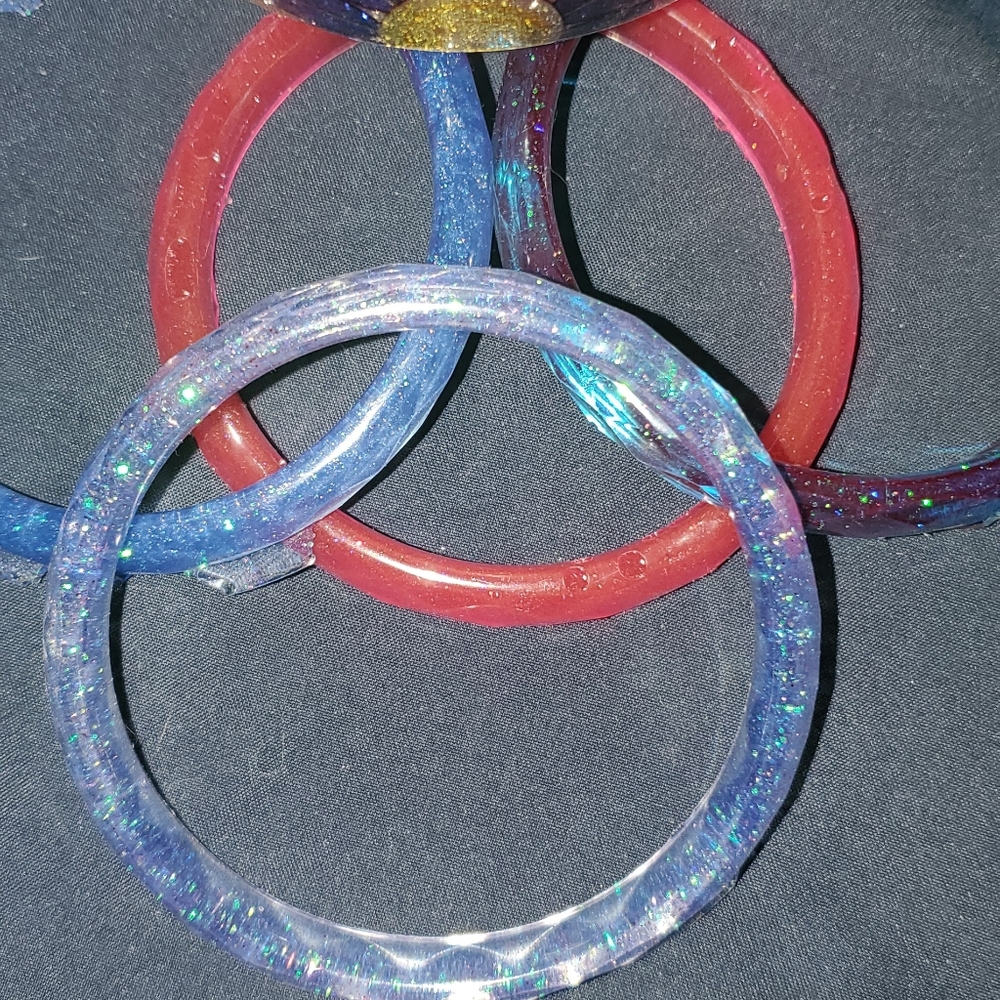 Handmade bangle bracelets - Picture 4 of 8